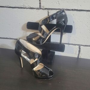 3/$60 MICHAEL KORS Black Patent Leather Stiletto Heels Sz 6M